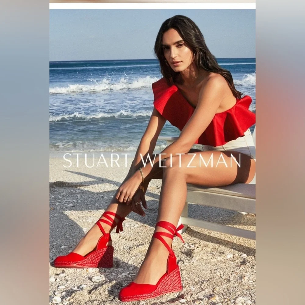 Stuart weitzman MARGUERITA ESPADRILLE WEDGE - Picture 2 of 10